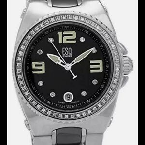 ESQ by Movado Bali Diamond Ceramic Steel
